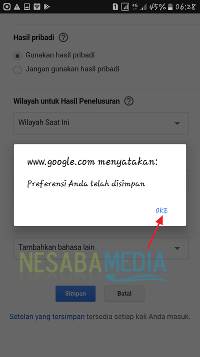 egyes webhelyek blokkolása az Android rendszeren