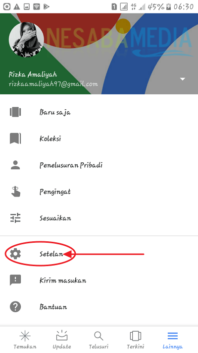 egyes webhelyek blokkolása az Android rendszeren