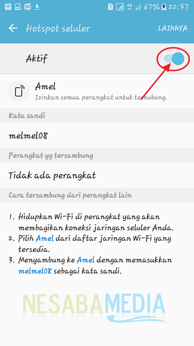aktivera mobil hotspot