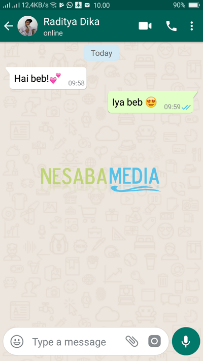 ako urobiť falošný chat na Whatsapp