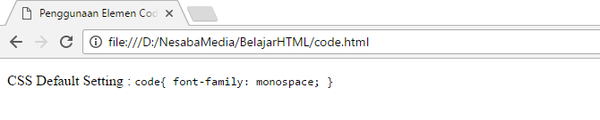 Kooditunnisteiden käyttö html-muodossa