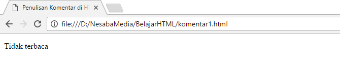 Použití značek komentáře 2 v html