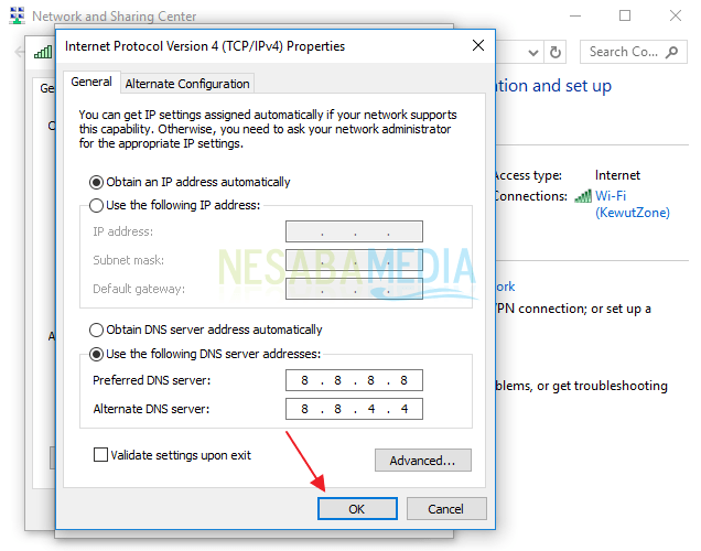 αντικαταστήστε το DNS 5