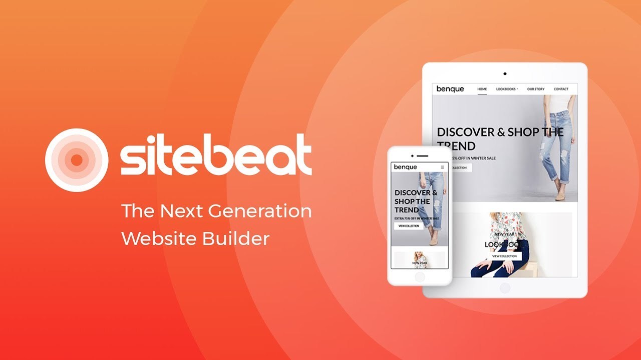 Construtor de sites Sitebeat