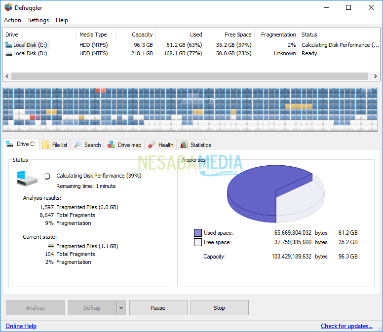 hvordan defragge en Windows 10 bærbar PC med deflagger