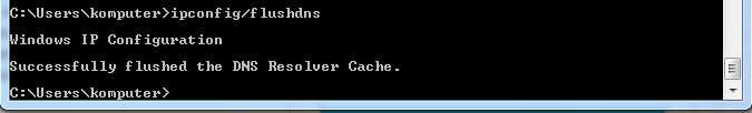 ipconfig-flushdns -komento