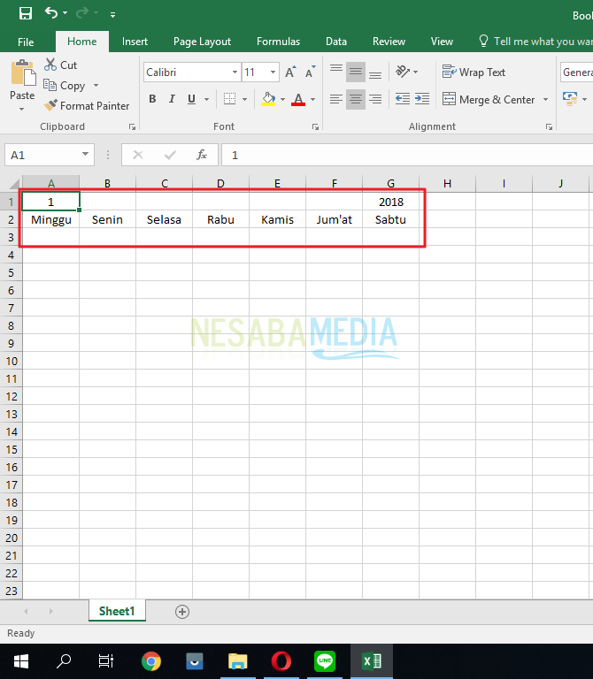 وإليك كيفية جعل التقويم في Excel مع سهل للغاية ، هل تعلم؟