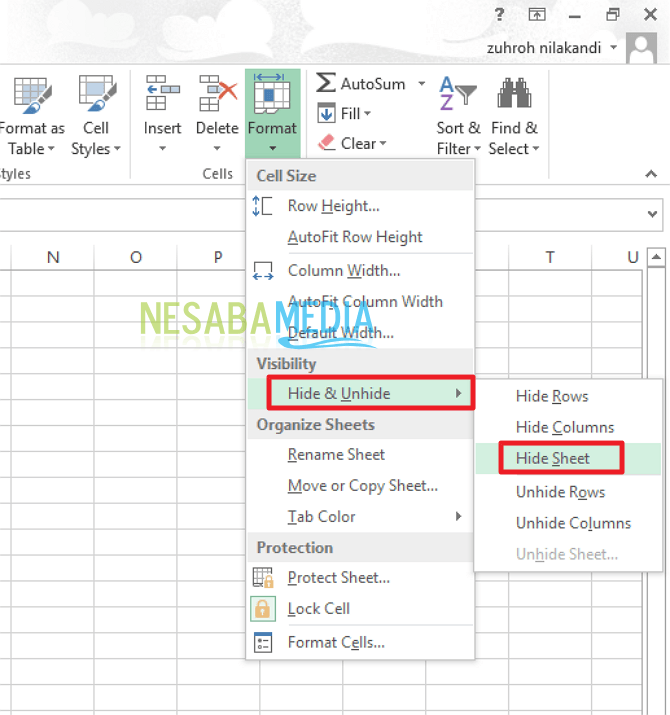 Come nascondere i fogli di lavoro in Excel