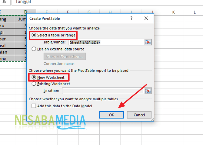 كيفية جعل الجدول المحوري في Microsoft Excel