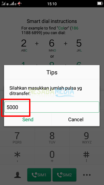 come trasferire altri impulsi di Telkomsel