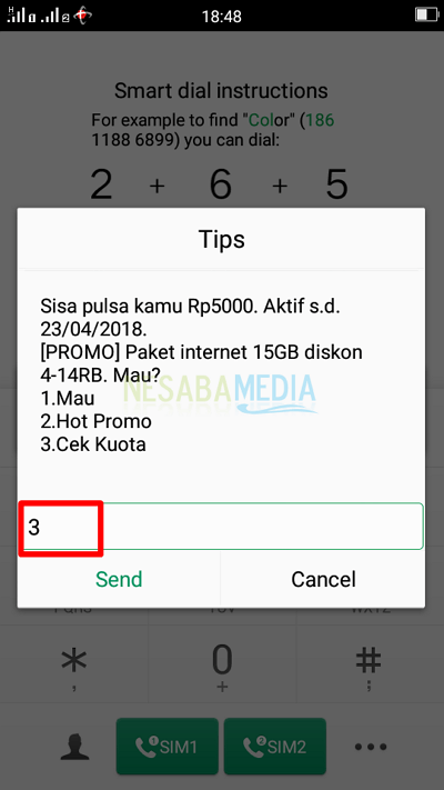 4. solis caur ussd - 3. tips