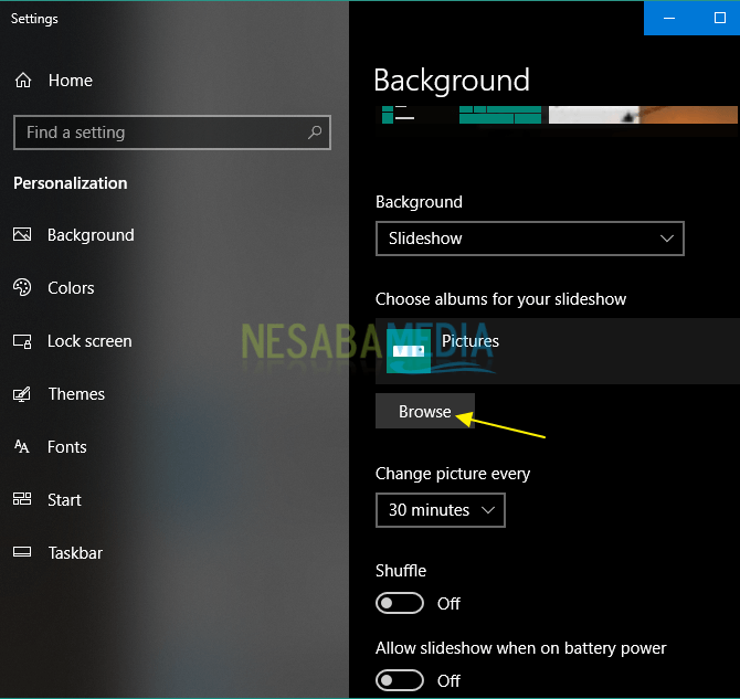 Comment changer le fond d'écran dans Windows 10