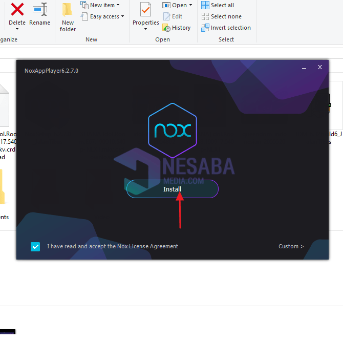 nox player online installer