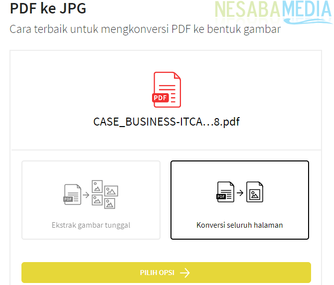 オンラインでPDFをJPGに変換する方法