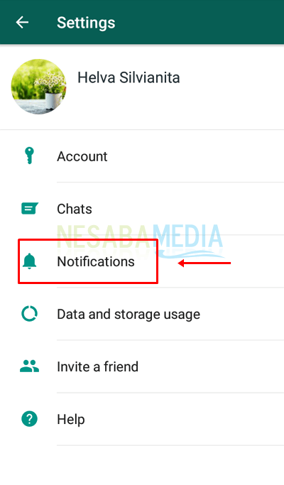 3 - seleccione notificación